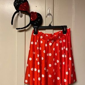 Partial Minnie Mouse Costume